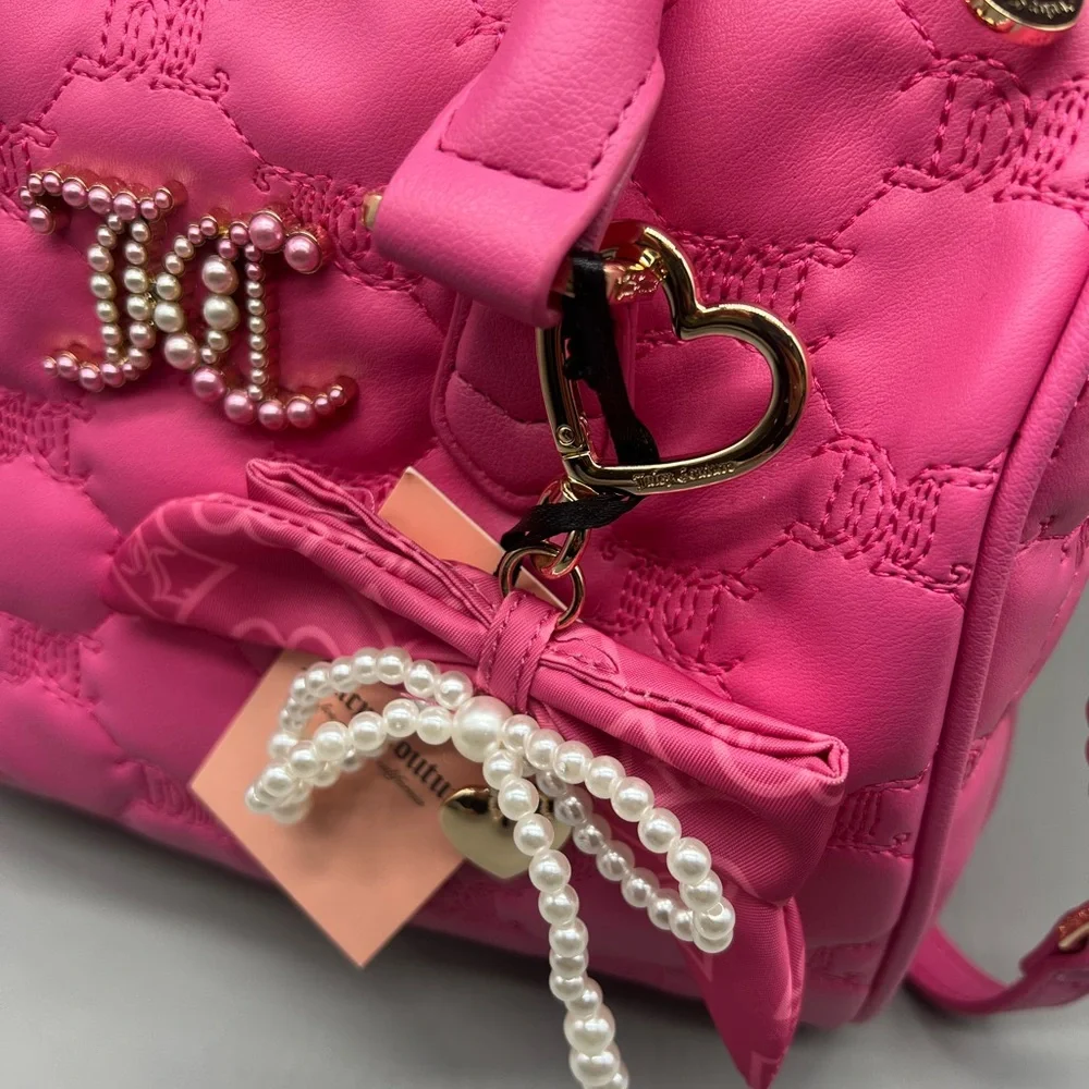 Juicy couture tie the knot satchel purse